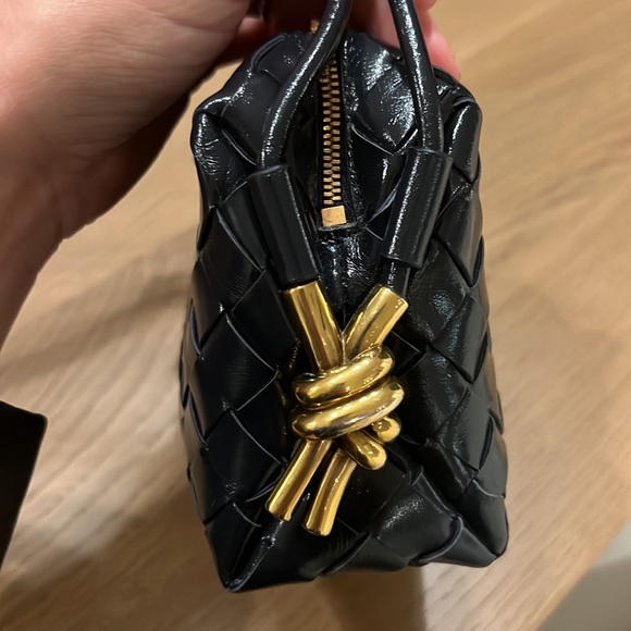 Bottega Veneta Mini Loop Intrecciato Space Grey - Picture 5 of 17